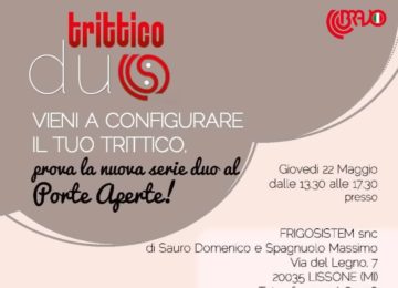 Il 22 maggio vieni a configurare e a vedere in azione la tua nuova macchina da gelato. Alla Frigosistem in collaborazione con Bravo e i suoi tecnici specializzati verrai consigliato ed aiutato a scegliere la migliore configurazione per la tua gelatiera